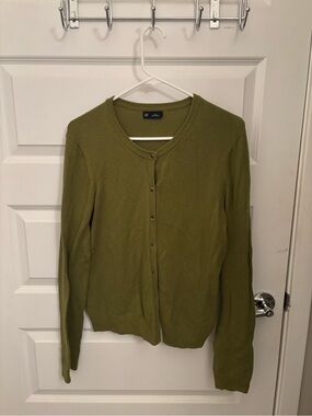 GAP Olive Green Women's CashSoft Cardigan